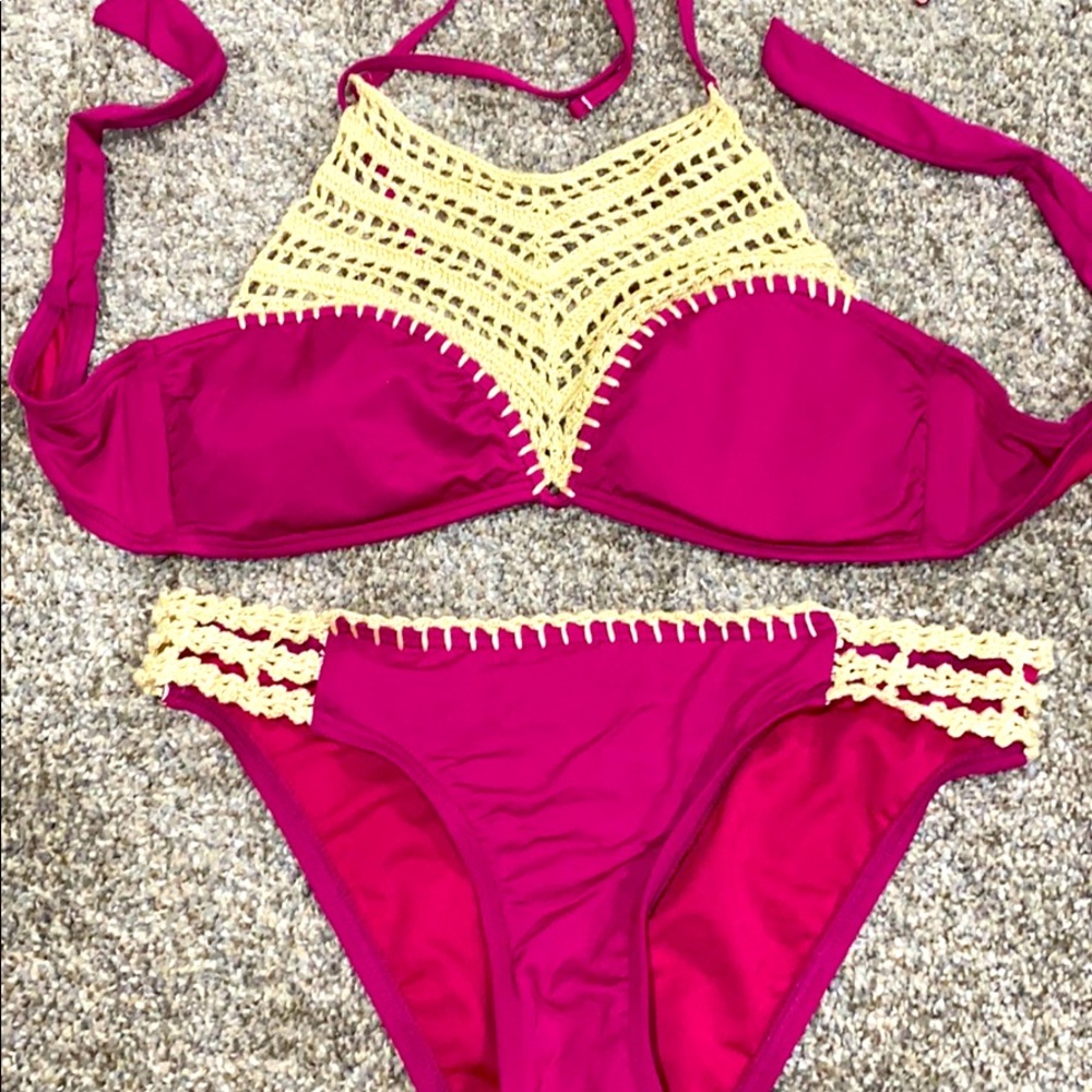 Matching bathing suit